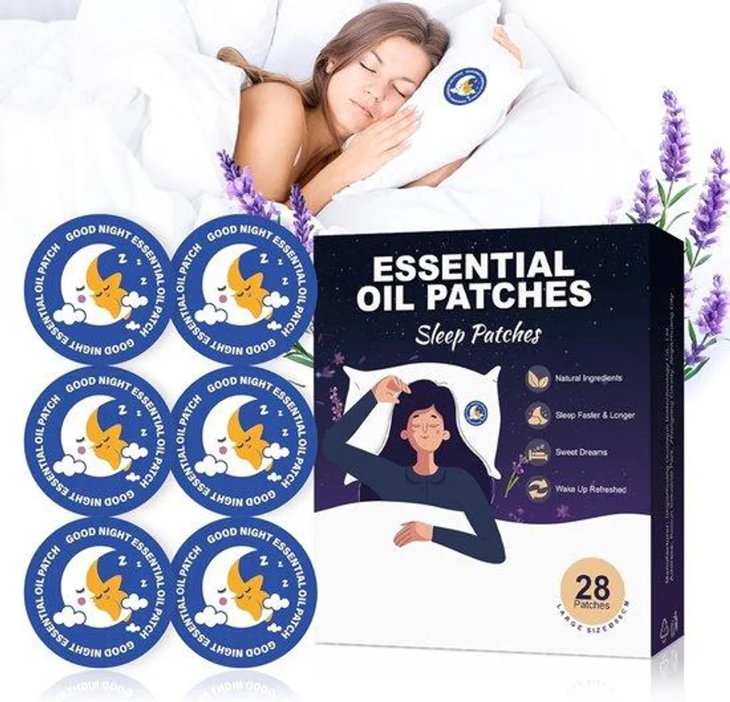 Aide au sommeil naturelle Naturale - 28 patchs lavande pour nuits zen