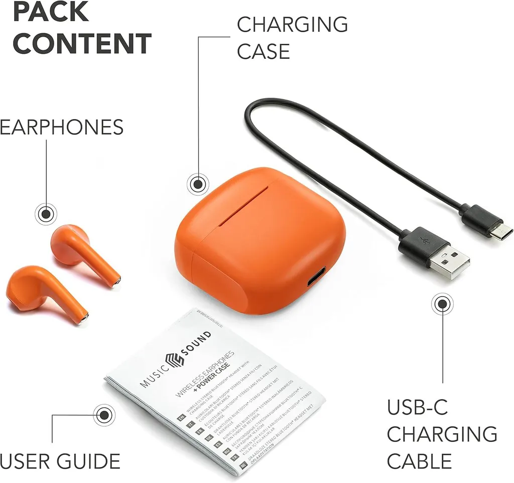 Cuffie In-Ear Bluetooth Wireless 20h - Suono Bilanciato Hi-Fi Online - 5