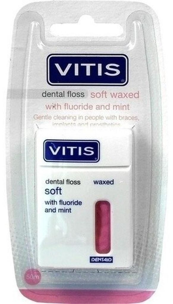 VITIS nić dentystyczna woskowana z fluorem + mięta, 1 szt Zdjęcie produktu 