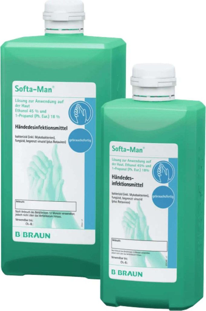 Fľaša s dávkovačom na dezinfekciu rúk Softa-Man 500 ml Obrázok produktu 