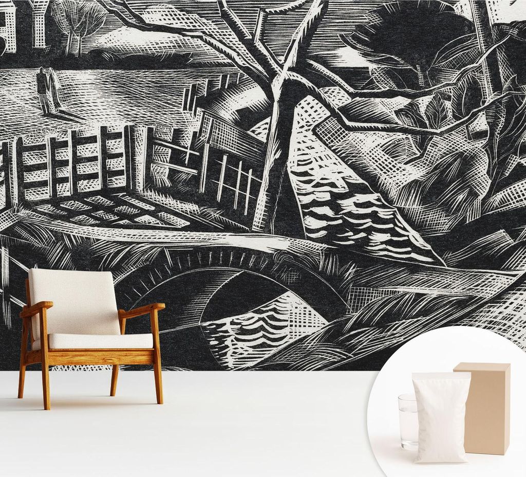 Fototapete - 312x219 cm - Tapete - Wandtapete - Wandbilder - Dekofolie - Tapete Folie - Wand - Dekoration - Wohnzimmer - Architekturlandschaft