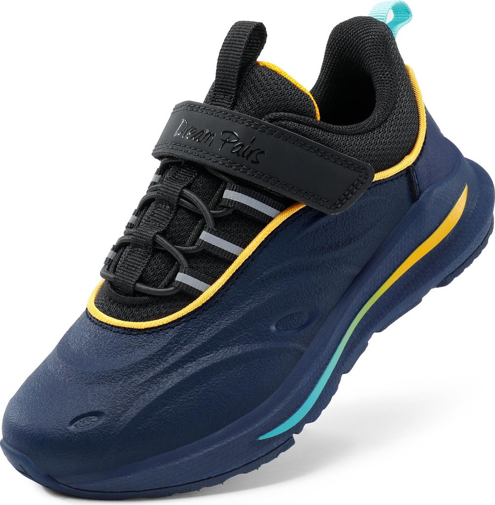 DREAM PAIRS Turnschuhe Kinder Sportschuhe Mädchen Jungen Sneaker Wasserfest Hallenschuhe Atmungsaktiv Laufschuhe Outdoor Fitnessschuhe mit Klettve...