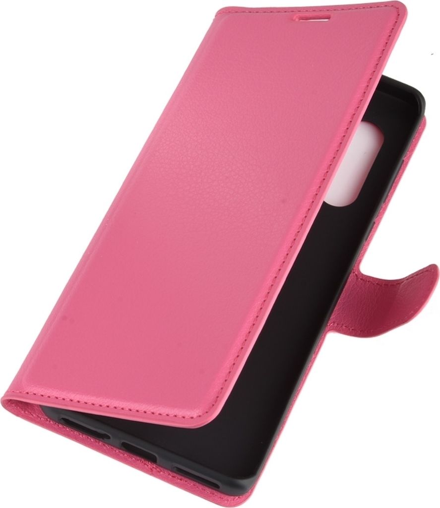 Mobigear Classic Motorola Edge Plus Hülle Klapphülle Geldbörse - Magenta