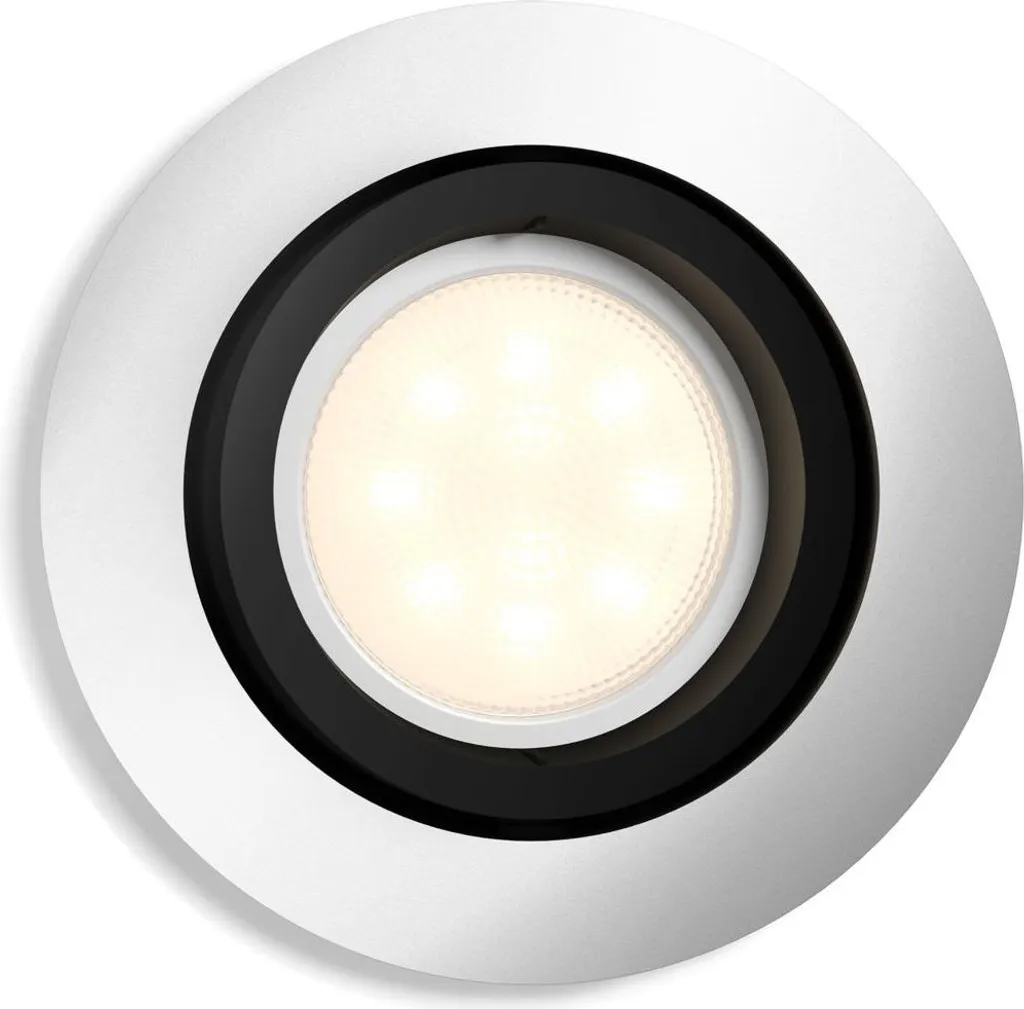 Philips Hue Milliskin Spot Encastré Connecté Bluetooth Argent GU10 LED