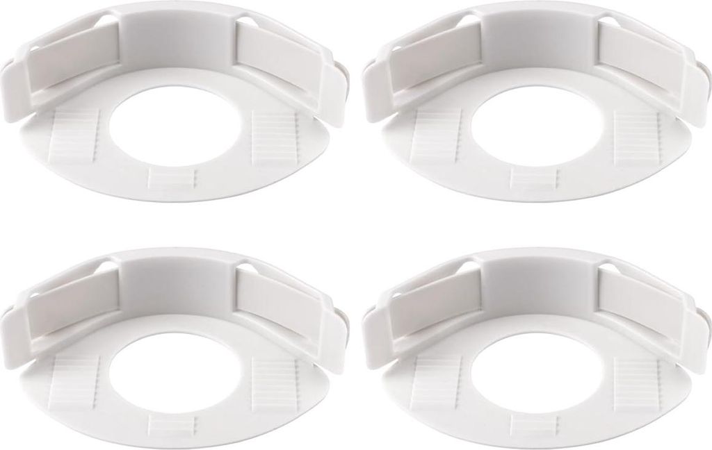 Spannbettlakenhalter, 4er-Pack Bettlaken-Befestigungsklammern mit Verriegelungsstreifen, Bettlakenhalter fixieren Bettlaken fest an ihrem Platz, ro...