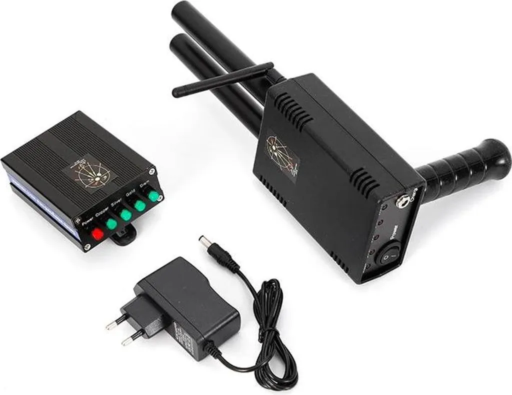 Détecteur manuel pour prospection d'or et argent, double sonde 1000mAh