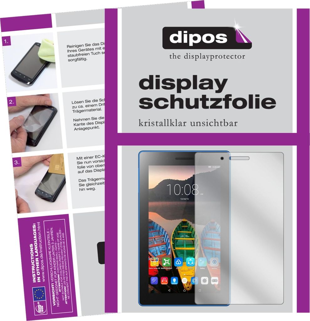 2x dipos Crystalclear Lenovo Tab 3 7 Essential TB3-710F