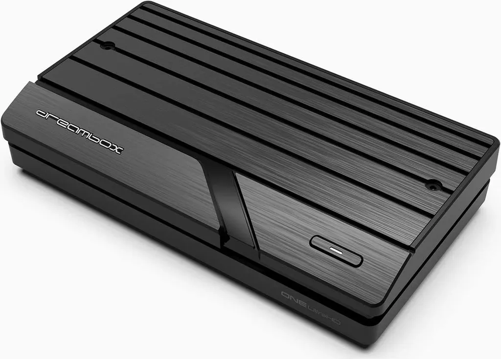 Décodeur TV 4K Dreambox One avec double tuner satellite multistream