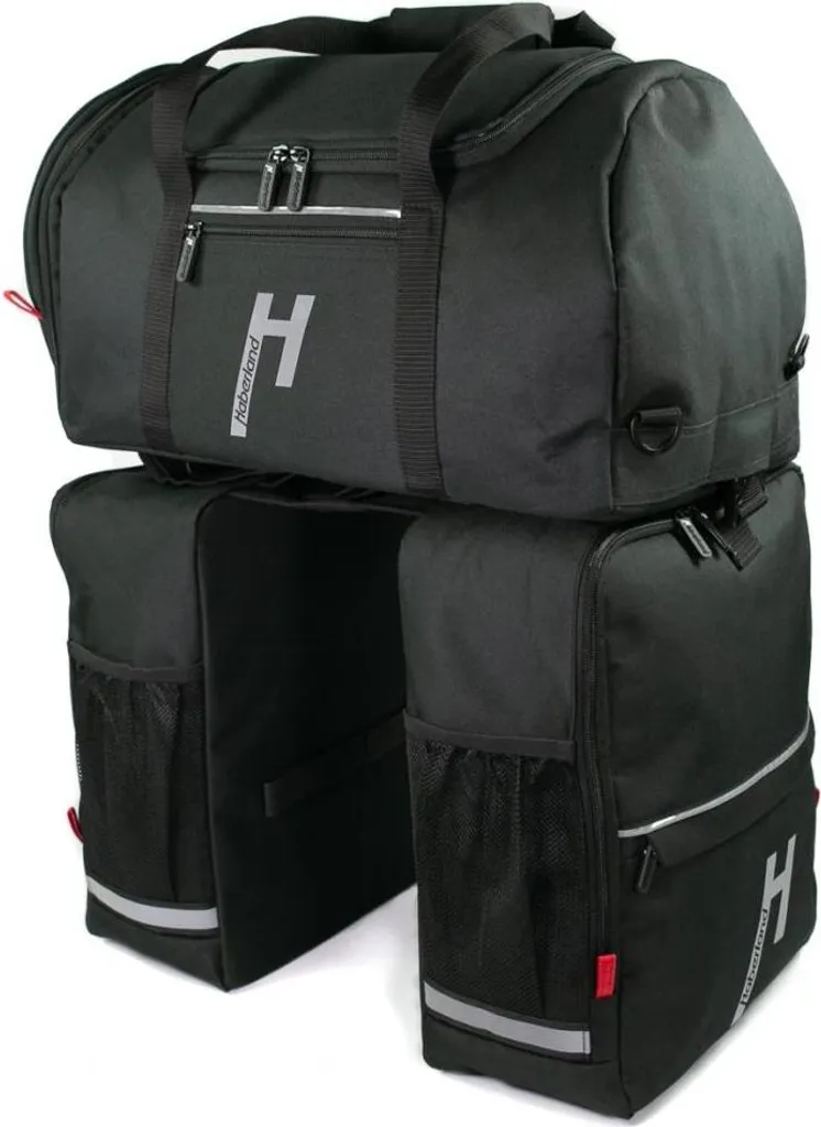 Haberland Sac de Sport Unique Transporter XXL Noir Taille Unique Robuste