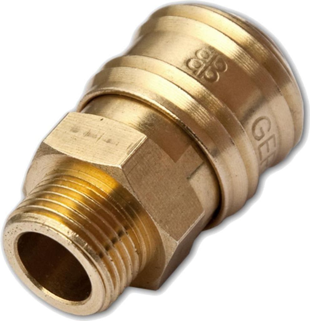 Druckluftkupplung Außengewinde in versch. Größen 3/8"
