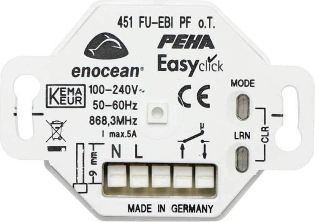 Peha Funk Empfänger 1 Kanal D 451 FU-EBI PF O.T. 00364476