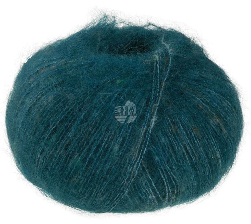 Lana Grossa - Natural Superkid Tweed 0634 tiefseegrün