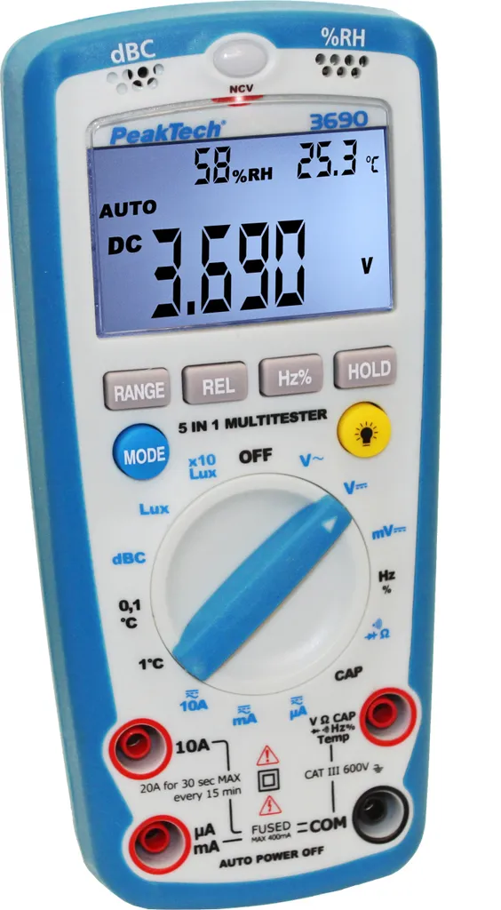 Multimètre PeakTech P 3690 : Solution Complète pour Mesures et Diagnostic - 9
