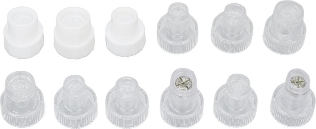 12 stücke Knallgas Gesicht Dermabrasion Spitze Tiefe Reinigung Mikrodermabrasion Ersatz Köpfe für Haut Schönheit