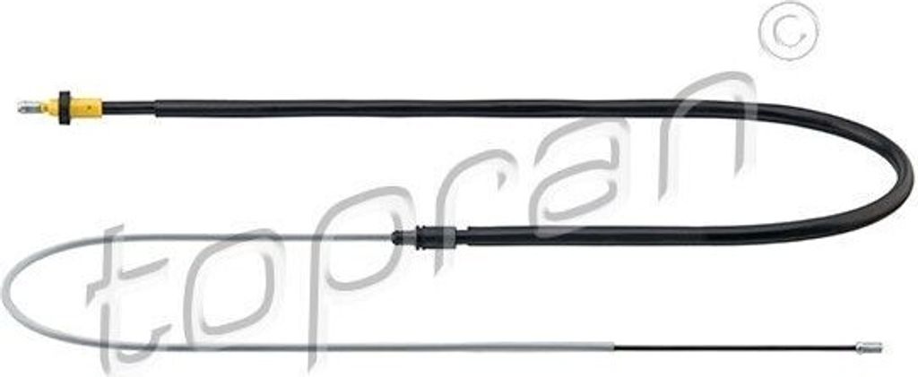 TOPRAN 723 600 - OE 4745 Z3 Handbremsseil, hinten für 207 (WA, WC), 207 CC (WD), 207 SW (WK), 208 I (CA, CC)