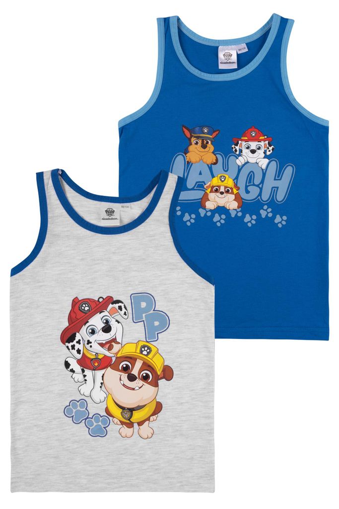 Paw Patrol Unterhemd für Jungen - Kinder Tank Top Hemdchen Produktbild 