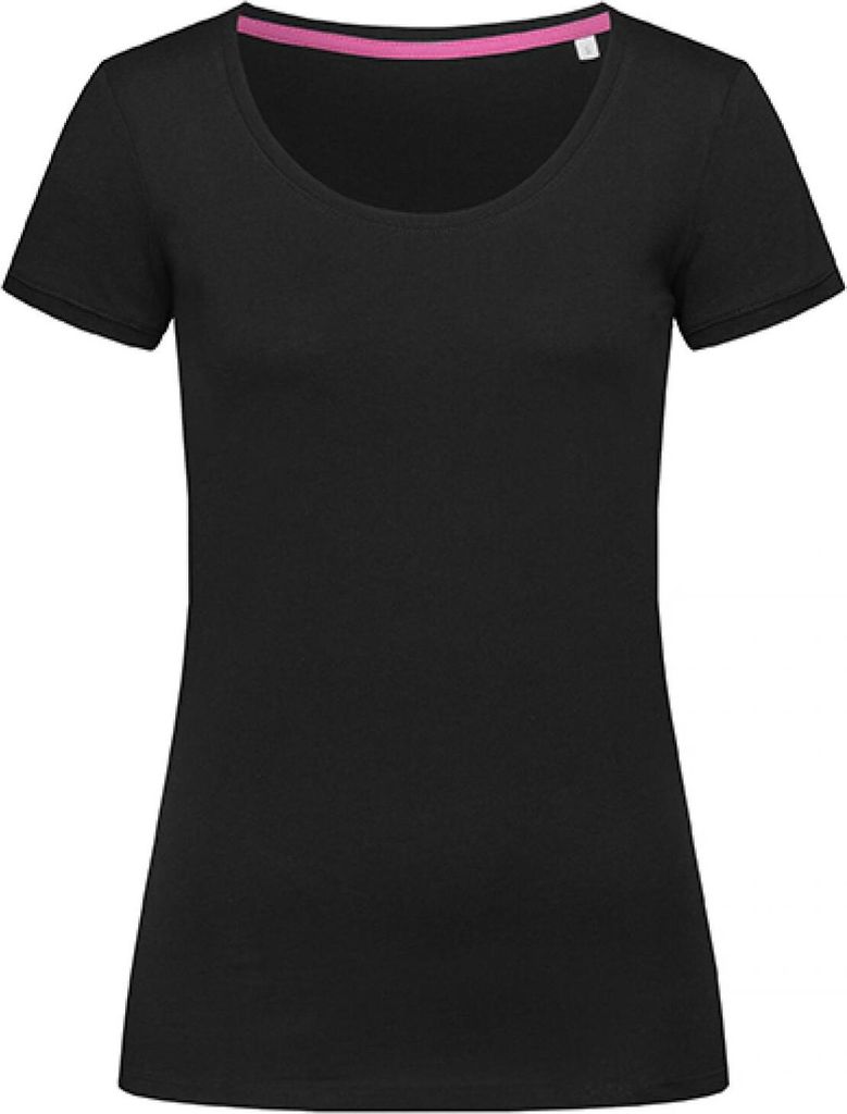 Stedman ST9120 | Women Crew Neck Megan Damen T-Shirt - Farbe: Black Opal - Größe: XL