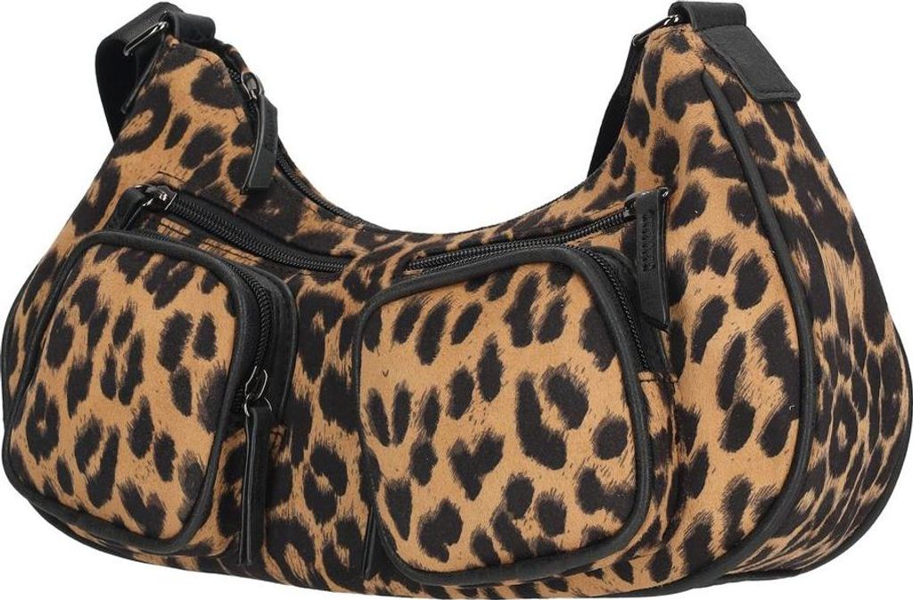 Christian Wippermann kleine leichte Damen Tasche Schultertasche Umhängetasche Crossbody Bag Leder Optik Handtasche Camel