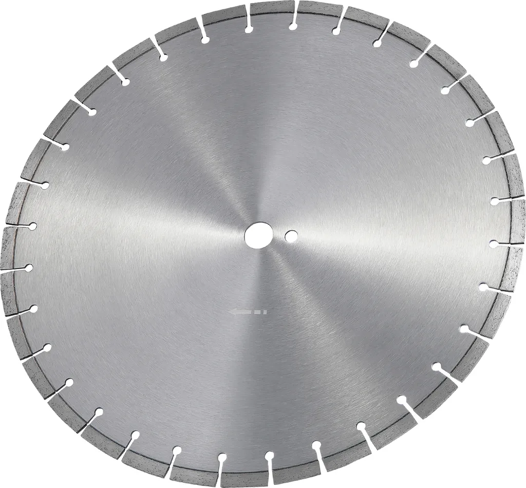SucceBuy Lama diamantata da 18 pollici/450 mm, lama per calcestruzzo a umido/asciutto, denti piatti da 12 mm, foro centrale universale da 1 pollice/25,4 mm, per calcestruzzo, piastrelle, mattoni, lastre in cemento