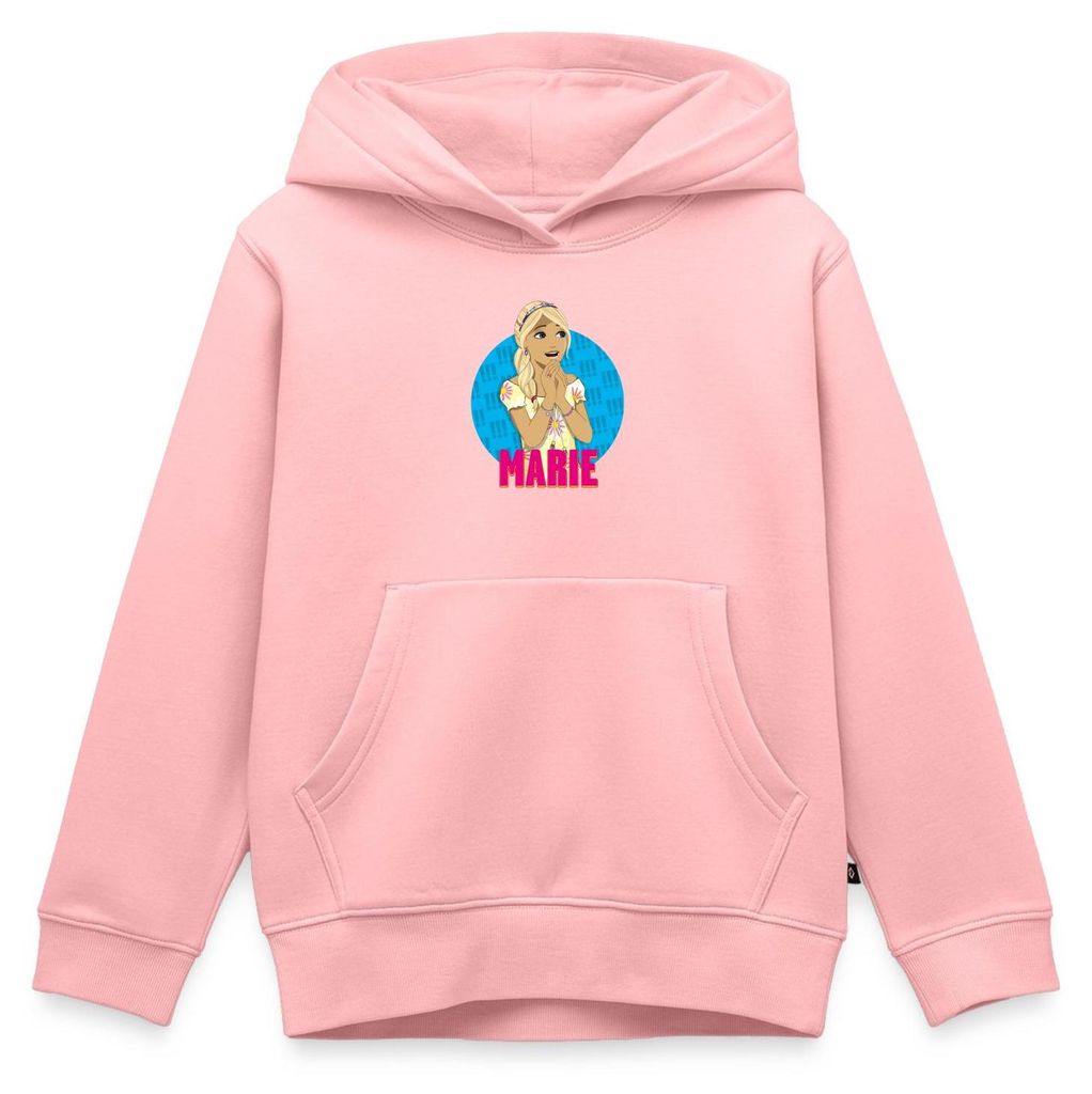 Spreadshirt Die Drei Ausrufezeichen Marie Kinder Premium Hoodie, 158/164 (12 Jahre), Rosa