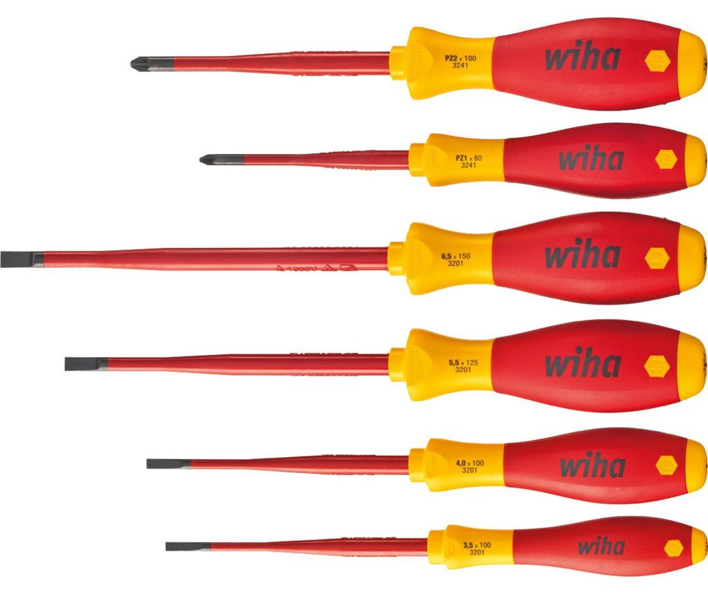 Wiha SoftFinish® electric slimFix Schlitz/ Pozidriv Produktbild 