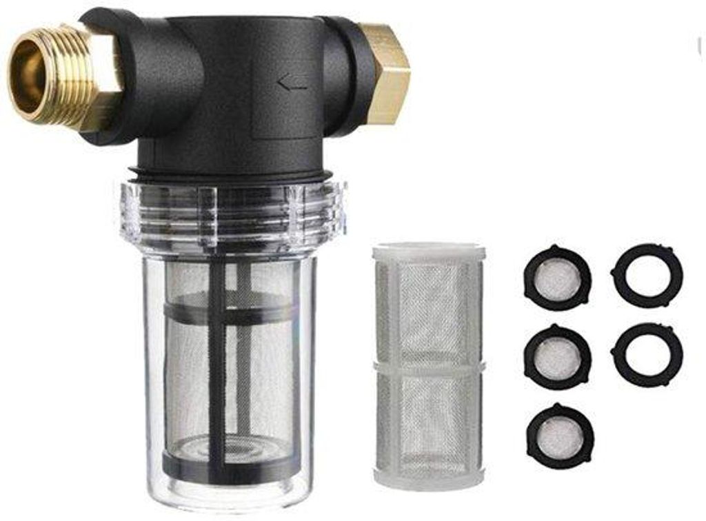 Gelöschte Wasserfilter für Gärten und Pools - Wasserleitungsfilter - Pfeifenfilter - Sedimentfilter für Abwasser - Filter für Pumpen - Für G...