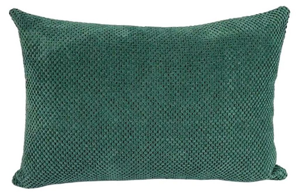 Dekokissen 60x40 Zefir Dot Flaschengrün Samt Produktbild 