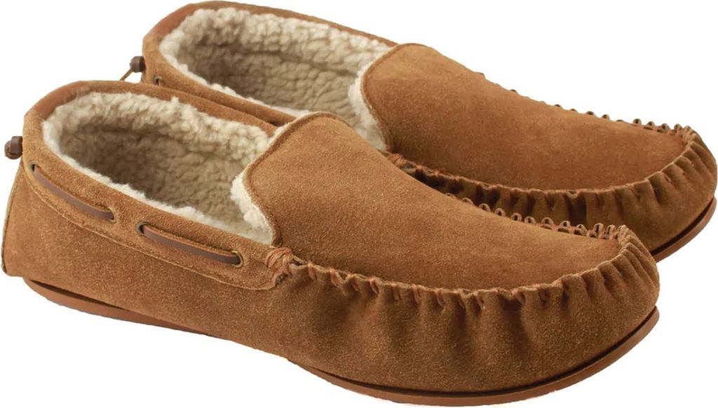 Eastern Counties Leather - Herren Mokassins "Owen", Berber, Wildleder EL400 (45,5 EU) (Kastanie)