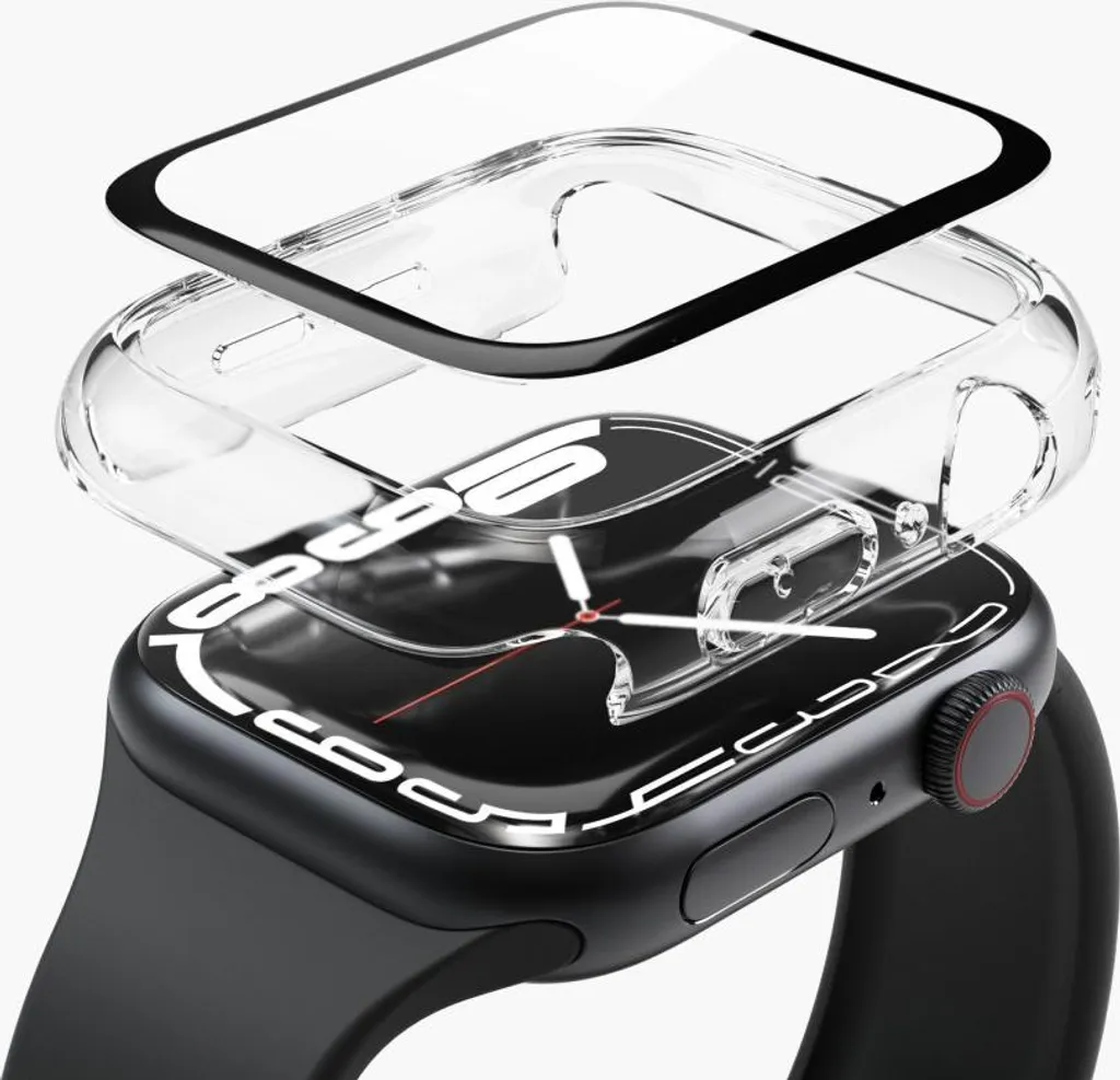 Vonmählen Étui Transparent pour Apple Watch Series 8 & 9 - Coque Design