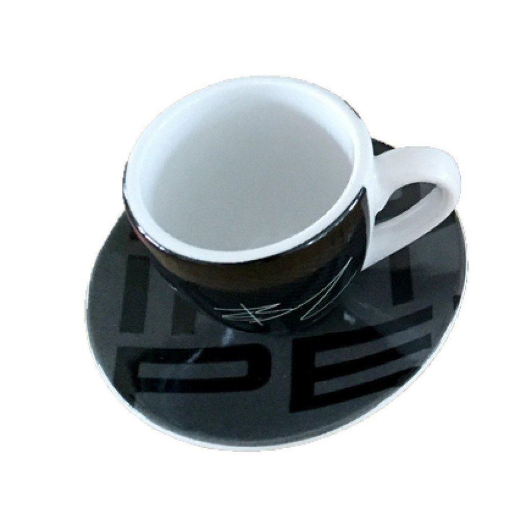 Porsche Espressotasse WAP0504200F 919 Hybrid Espressotasse mit Untertasse Limited Edition, aus hochwertigem Porzellan, Sammeltasse, Tasse, Espresso