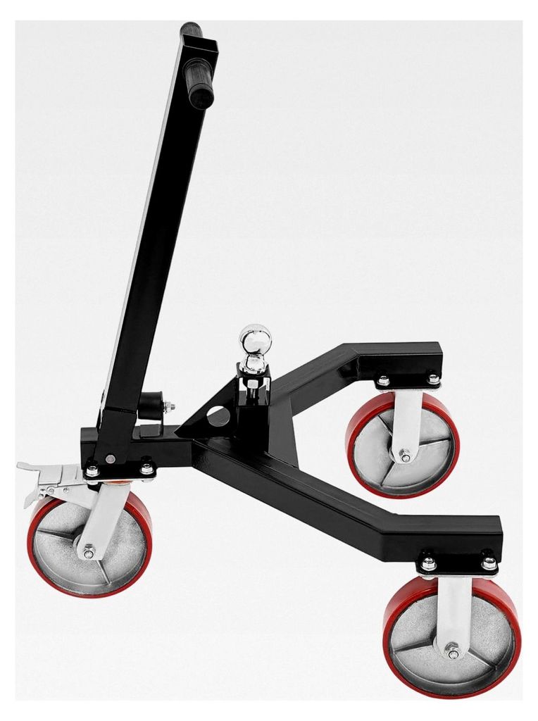 Rangierhilfe für Anhänger mit 3 Rädern, winkel- und höhenverstellbar, Tragfähigkeit 1587,57 kg, Mover für Wohnmobil, Boot und Kajak