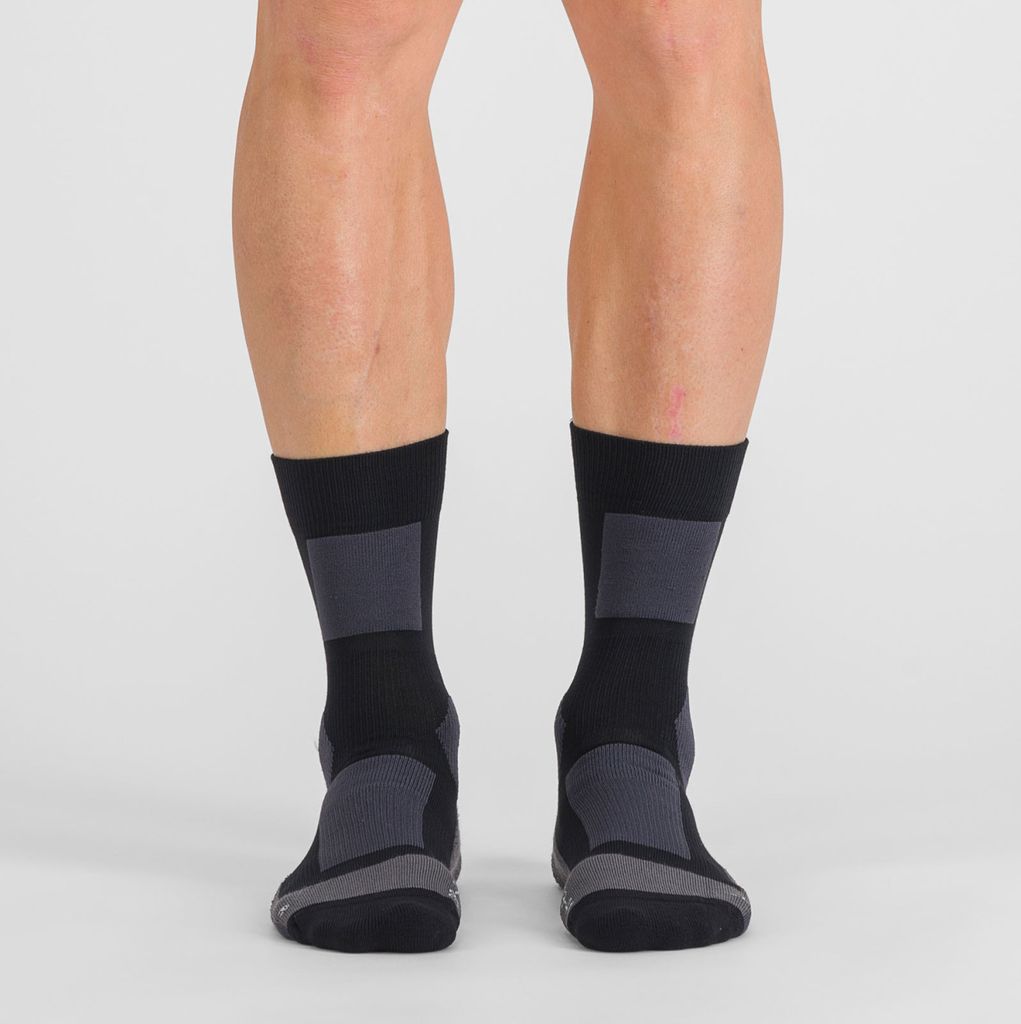 SPORTFUL Klassische Fahrradsocken - PRIMALOFT - Schwarz/Rot S-M