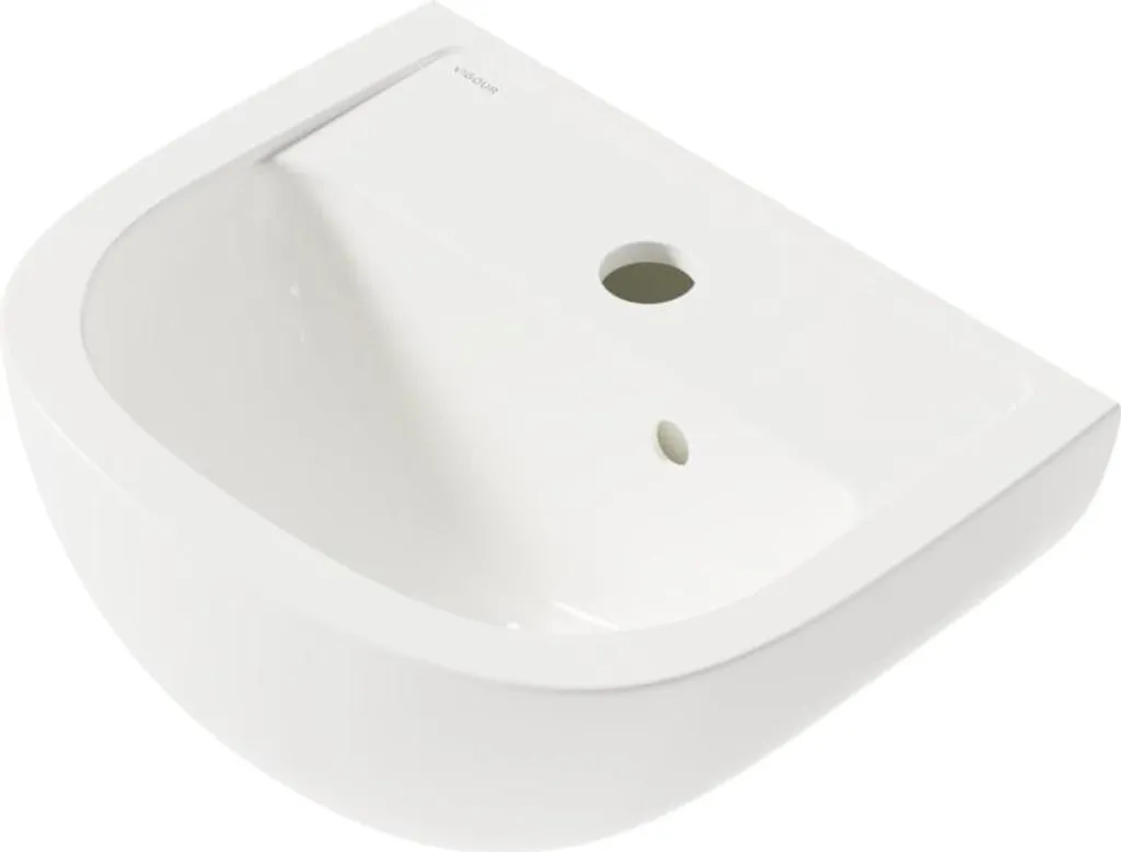 Lavabo suspendu VIGOUR one V1 en céramique blanche 45x34 cm V1