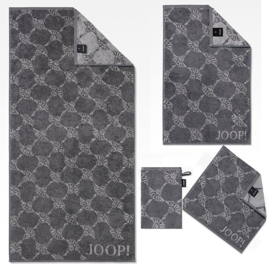 JOOP! Waschhandschuh Classic Farbe anthrazit Größe 16x22cm