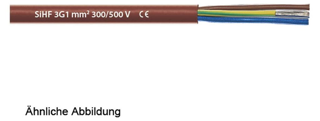 HELU KABEL SiHF 3G2,5mm² Silikonleitung AD 9,7mm Produktbild 
