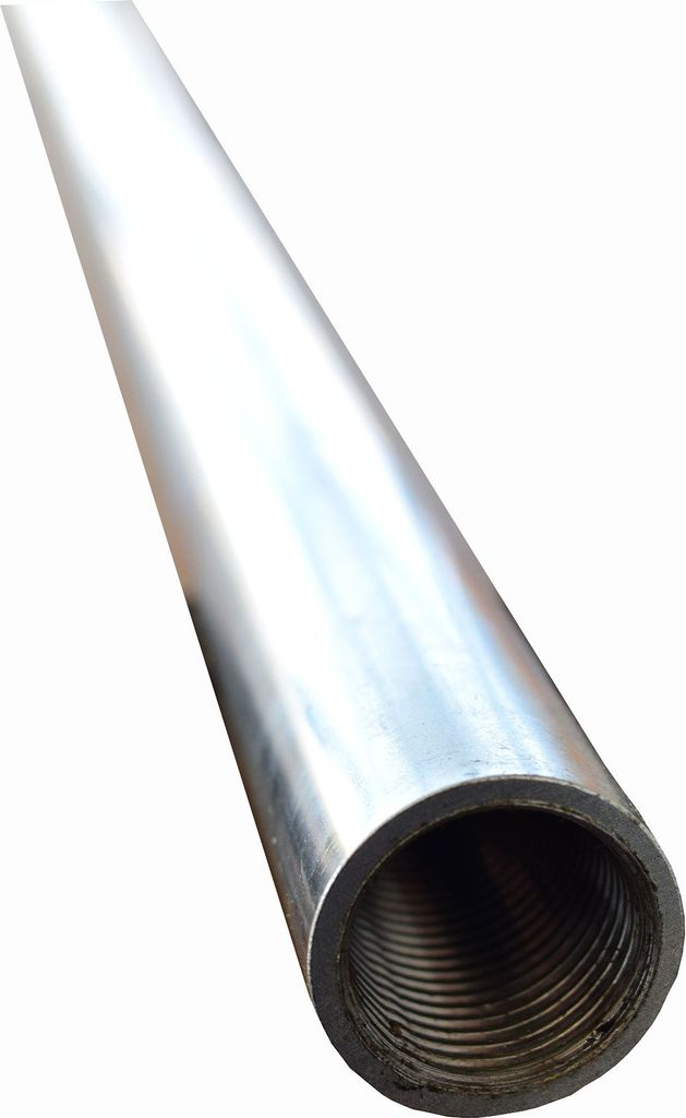 2 Stück - Gewinderohr 115cm, Gewinde: 1/2 Zoll Innengewinde