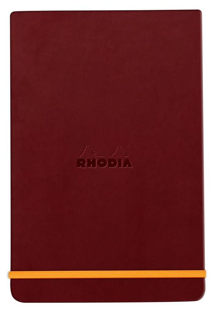 Rhodia Webnotepad 9x14 96Bl lin weinrot