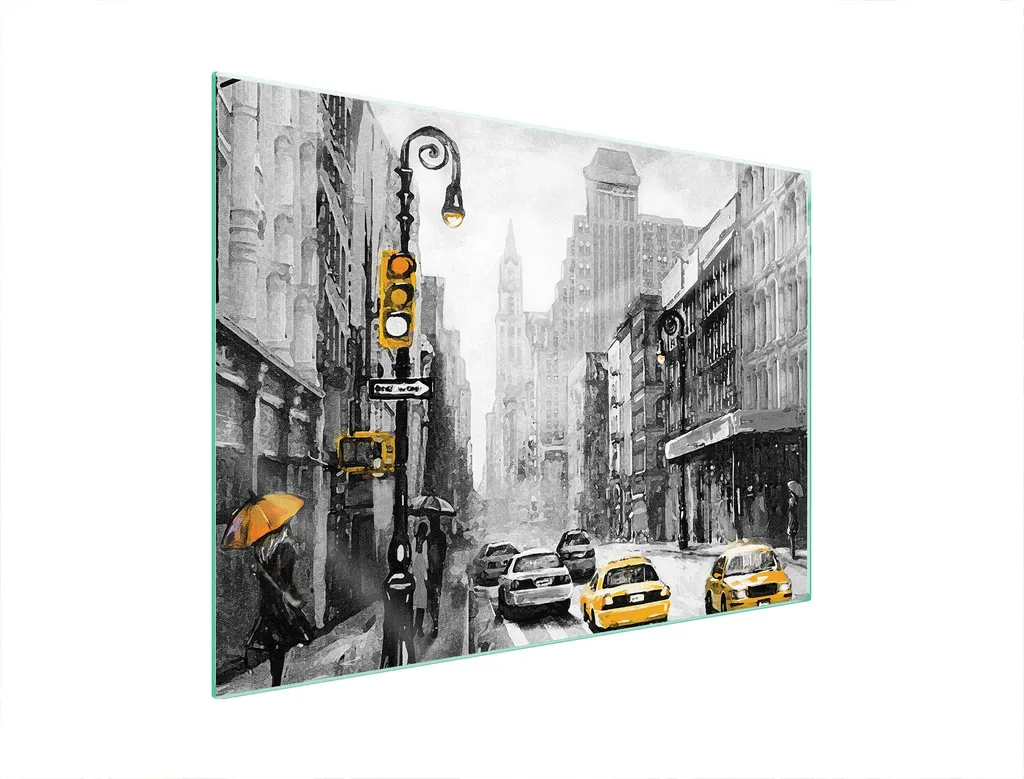 Paraschizzi Cucina Vetro 70x52 City Levi | Lavabile e Antigraffio