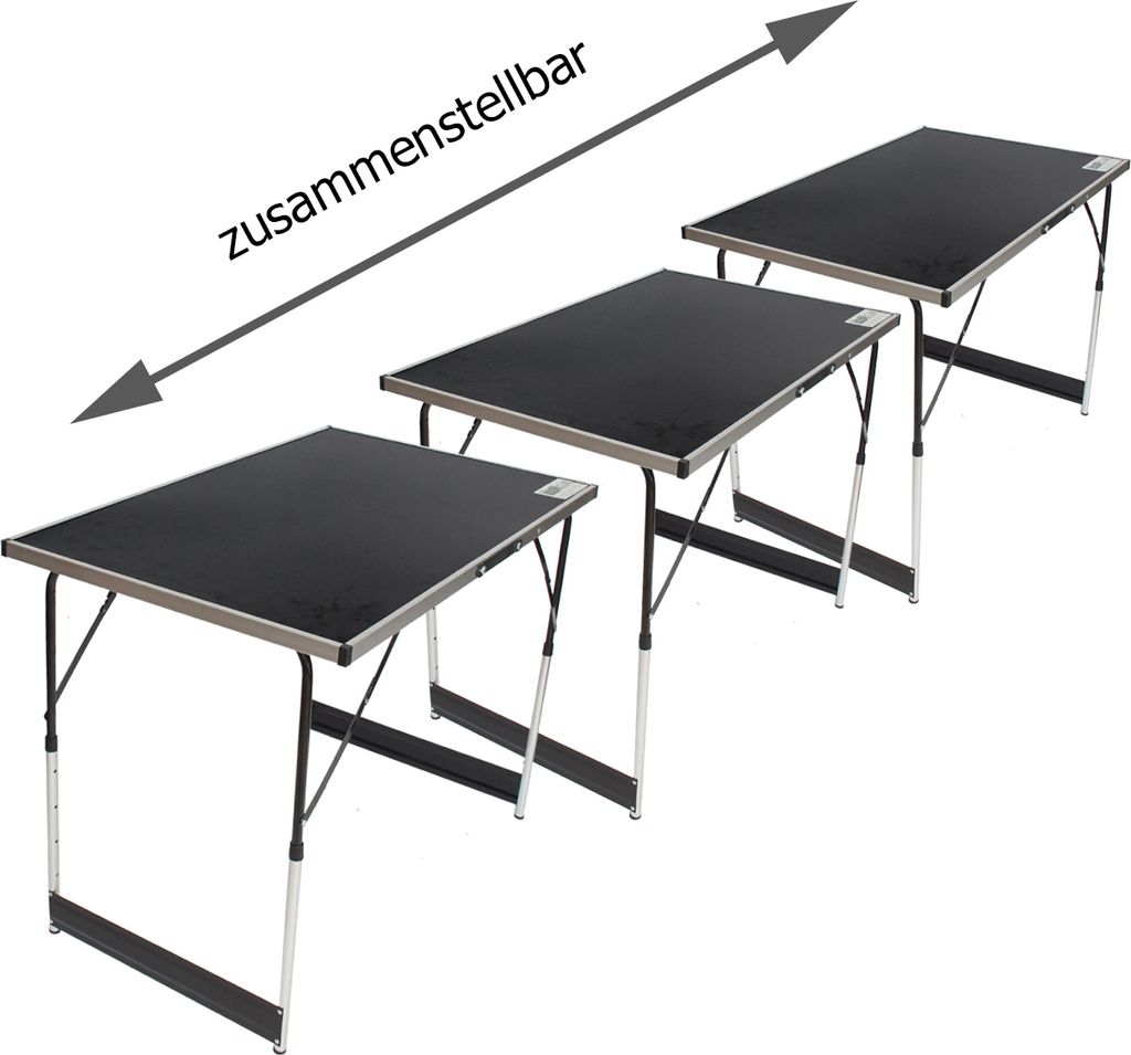 Multifunktionstisch Flohmarkttisch 3er Set Markttisch Produktbild 3