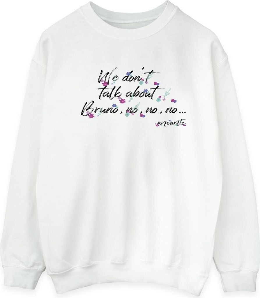 Disney - "Encanto We Dont Talk About Bruno No No" Sweatshirt für Herren BI22730 (XL) (Weiß)