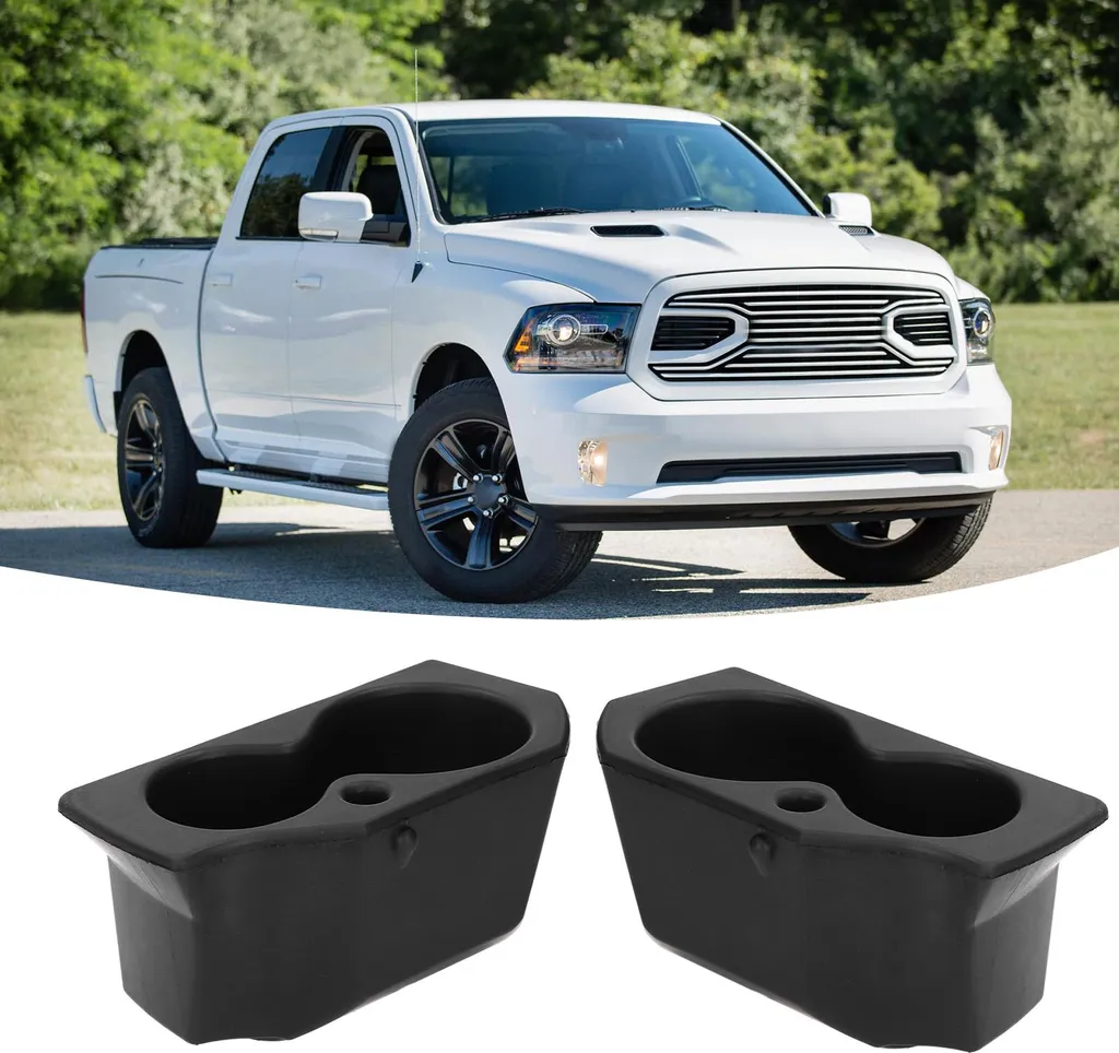Porte-gobelets Dodge Ram 5NN24XXXAA en ABS Renforcé Gauche et Droite