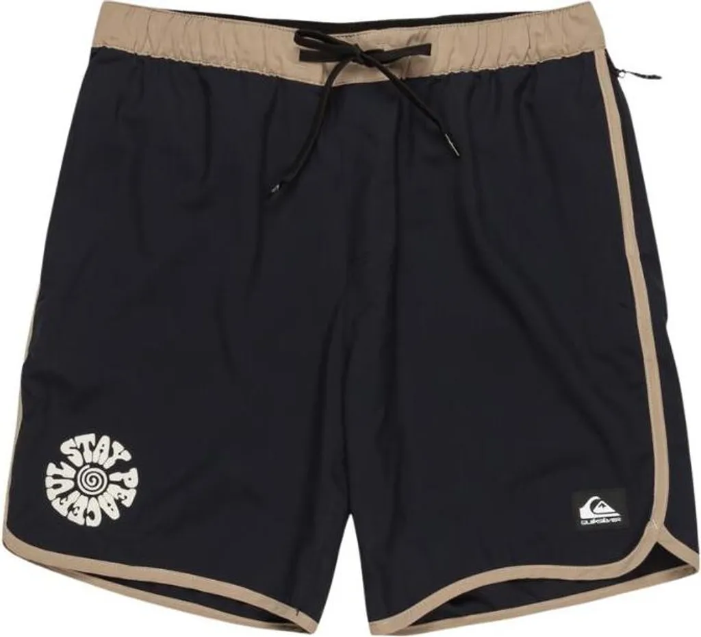 Short de Surf Quiksilver Omni Scallop Noir 17NB Idéal pour Plage et Sport