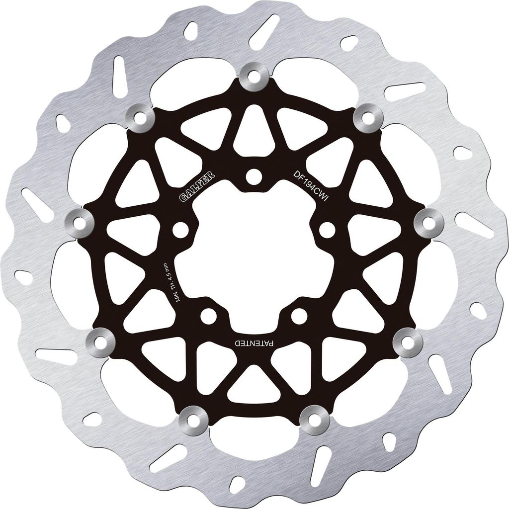 GALFER Wave Bremsscheibe "DF194", CWI - schwimmend mit ABE, vorn