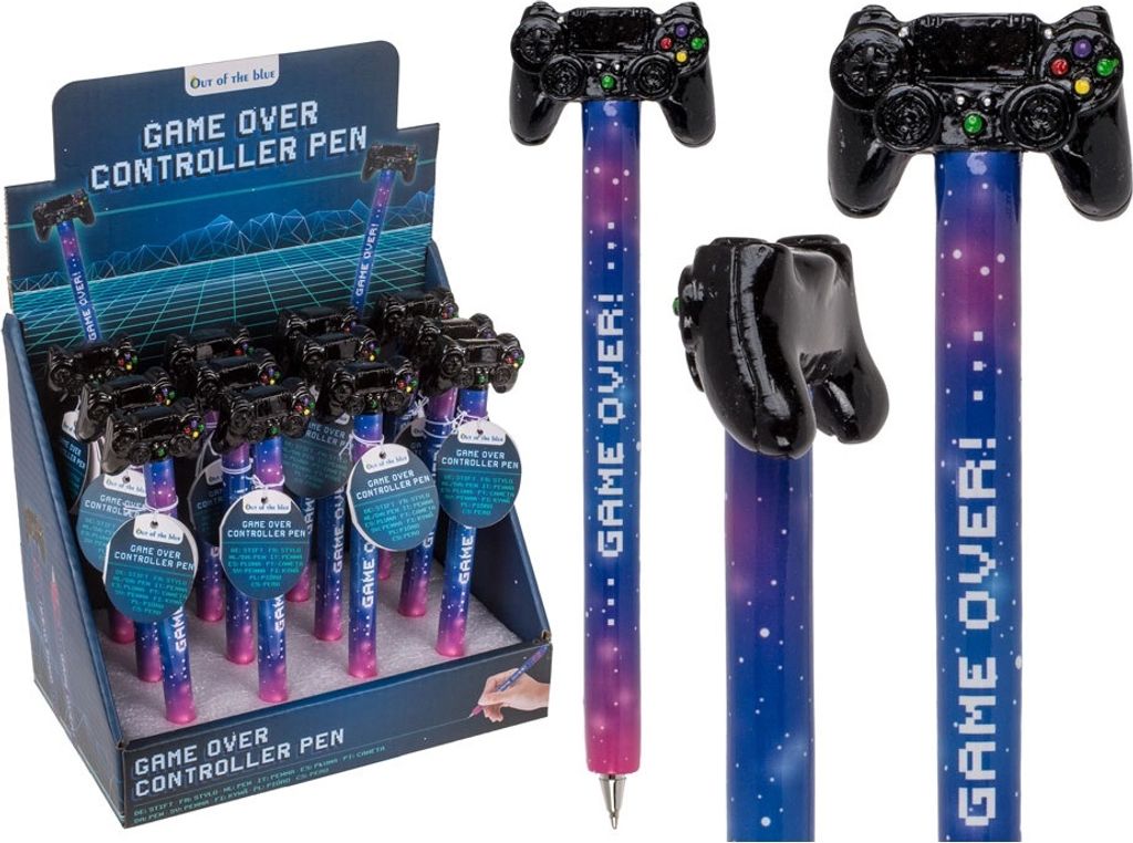 Stift des Spielers mit Controller - GAME OVER