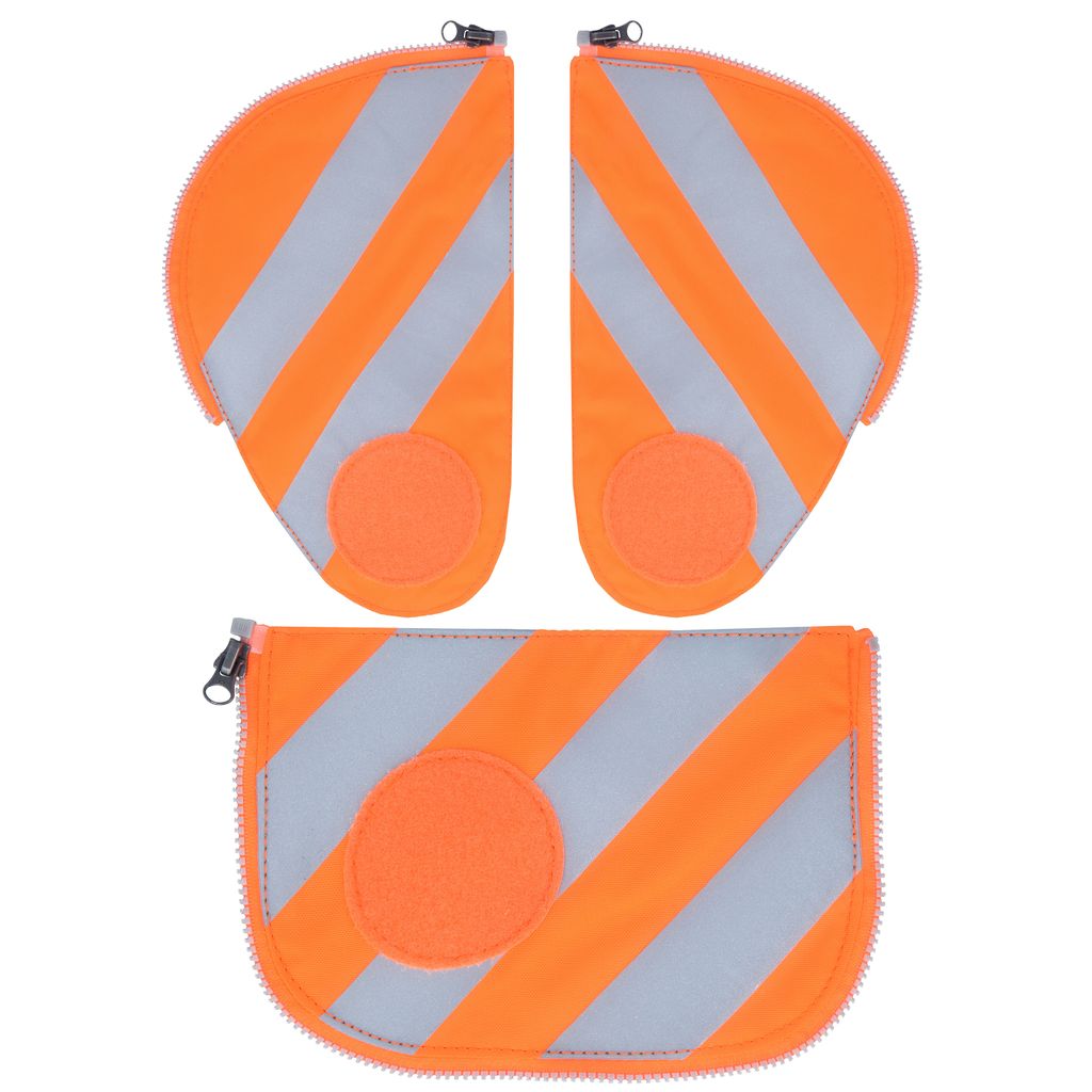 Ergobag Pack Sicherheitsset Orange mit Reflektorstreifen 3tl