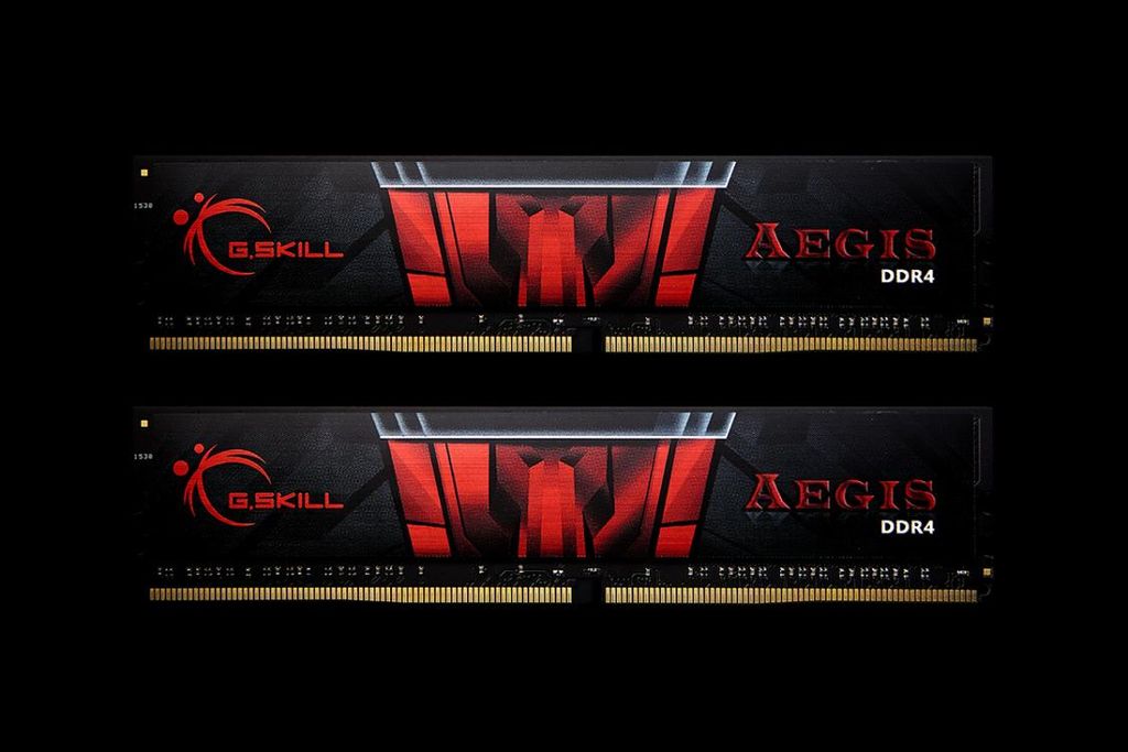 DIMM 32 GB DDR4-2666 (2x 16 GB) Dual-Kit (schwarz/rot, Produktbild 