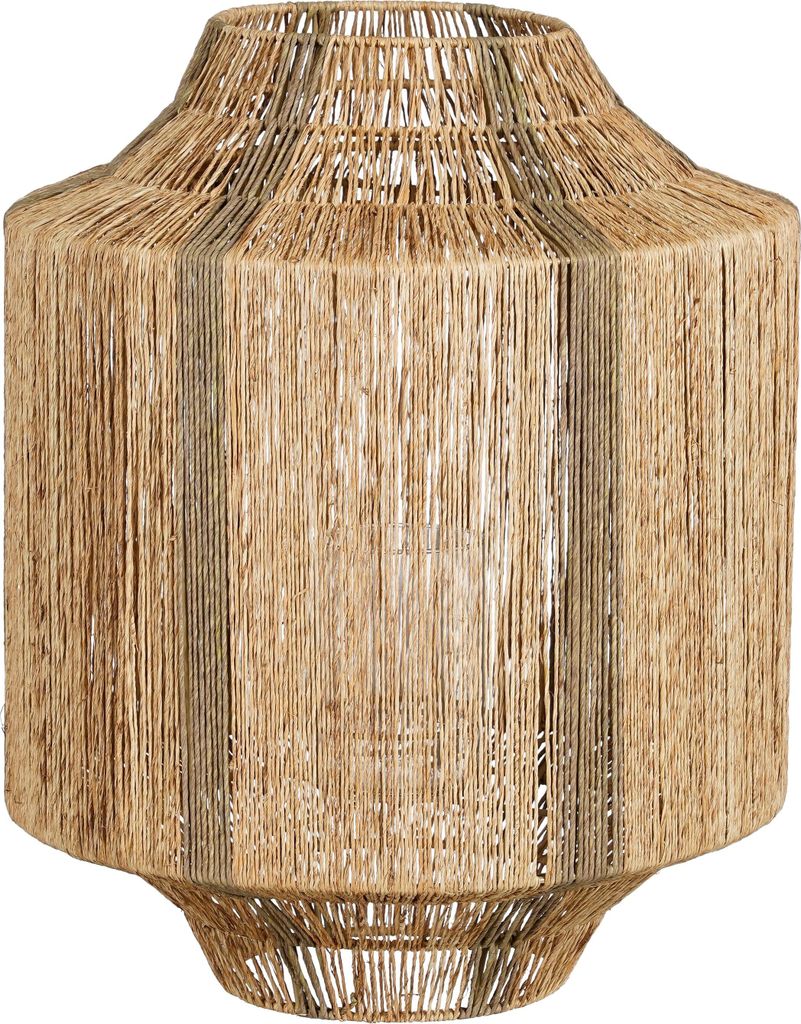 Mica Decorations Liliano Laterne - H51 x Ø40 cm - Jute - Dunkelgrün