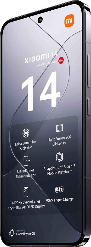 Xiaomi 14 5G 12 GB/512 GB Schwarz (Black) Dual-SIM Produktbild 4
