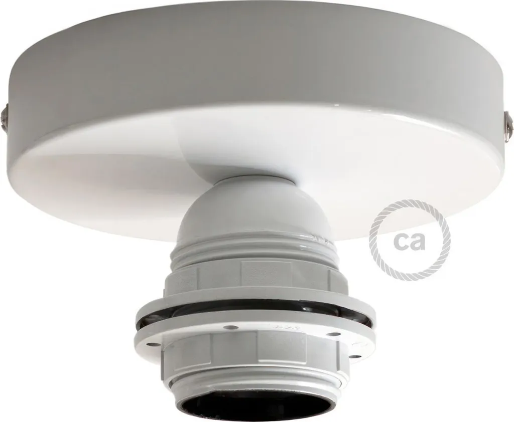 Point Lumineux Métal E27 Fermaluce avec Douille Filetée Robuste