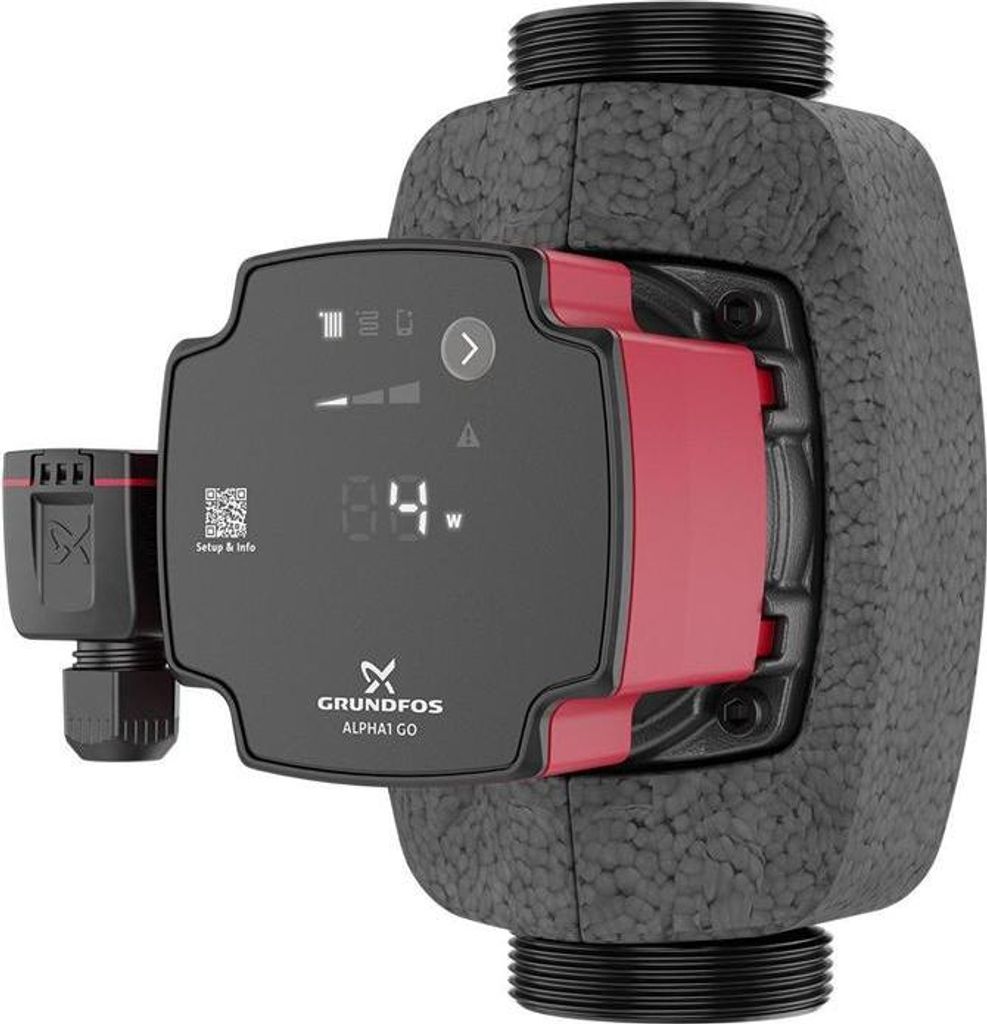 Grundfos ALPHA1 GO Hocheffizienz-Umwälzpumpe 93074201 32-40 180, DN32, 180 mm, geregelt